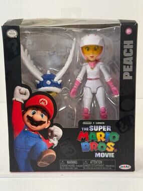 The Super Mario Bros. Movie 5 Inch Action Figure Series 2 Peach - New